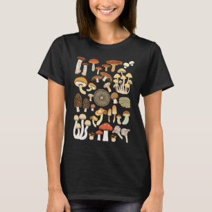 T-shirt Types de cueilleur de champignons chuchoteur de ch