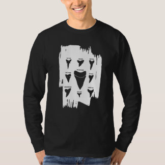 T-shirt Types de dents Poisson de requin