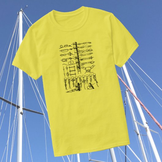 T-shirt Types de noeuds nautiques