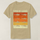 T-shirt Types De Requins (Design devant)