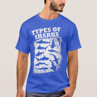 T-shirt Types De Requins