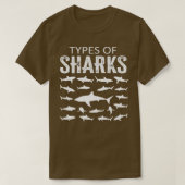 T-shirt Types De Requins (Design devant)