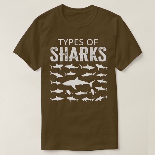 T-shirt Types De Requins (Design devant)