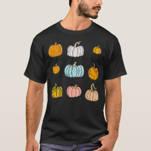 T-shirt Types Et Variétés De citrouilles Joli Cadeau Citro