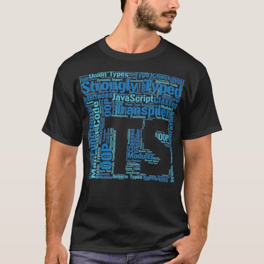 T-shirt TypeScript original    CloudJavaScript  (Devant)