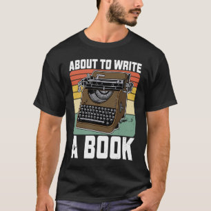 T-shirt Typewriter Retro journalistes livre les profession