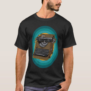 T-shirt Typewriter Retro journalistes livre les profession