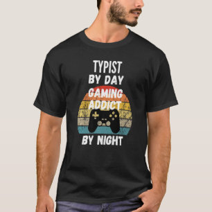 T-shirt Typique De Jeu De Jour Addict De Nuit