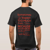 T-SHIRT TYPOGRAPHIE (Dos)