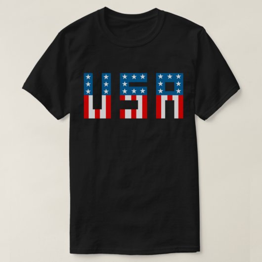 T-shirt Typographie américaine (Design devant)