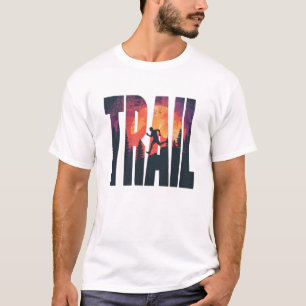 T-shirt Typographie artistique pour coureur de trail d'ave