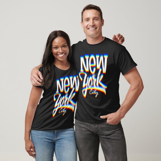 T-shirt Typographie Cool de NEW YORK (Unisexe)