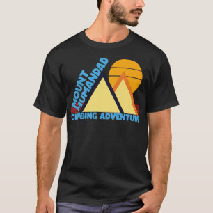 T-shirt Typographie d'aventure du Mont Mumandad Escalades