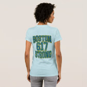 T-shirt Typographie de Boston STRONG 617 (Dos entier)