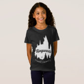 T-Shirt Typographie de château de Harry Potter | HOGWARTS™ (Devant entier)