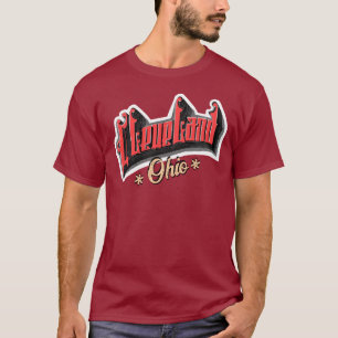 T-shirt Typographie de Cleveland