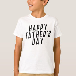 T-shirt Typographie de Fête des pères simple et heureuse  