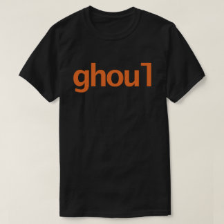 T-shirt Typographie de goule
