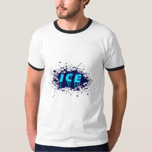 T-shirt Typographie de Graffiti de Glace Design d'Art de R