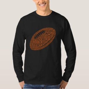 T-shirt Typographie de jeu de rugby  Joueur de rugby  Entr