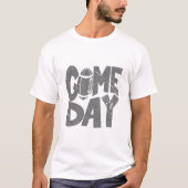 T-shirt Typographie de jour de jeu (Devant)