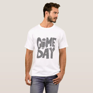 T-shirt Typographie de jour de jeu