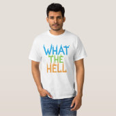T-shirt Typographie de la flamme de l'enfer (Devant entier)