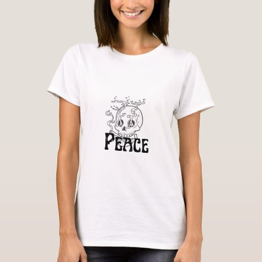 T-shirt Typographie de la paix (Devant)