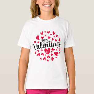 T-shirt Typographie de la Saint-Valentin