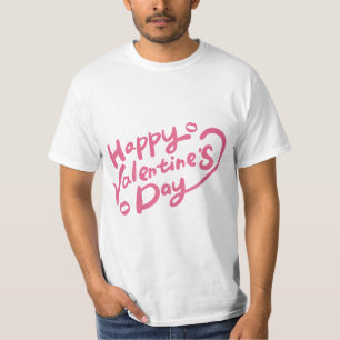 T-shirt Typographie de la Saint-Valentin