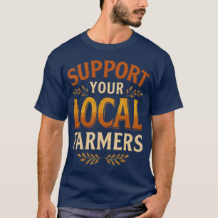T-shirt Typographie de l'agriculture à l'appui de vos agri