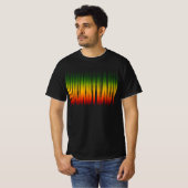 T-shirt Typographie de l'effet flou Rockstable Rasta Regga (Devant entier)