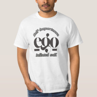 T-shirt Typographie de l'ego