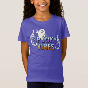 T-Shirt Typographie de lettrage d'Halloween avec des vibra
