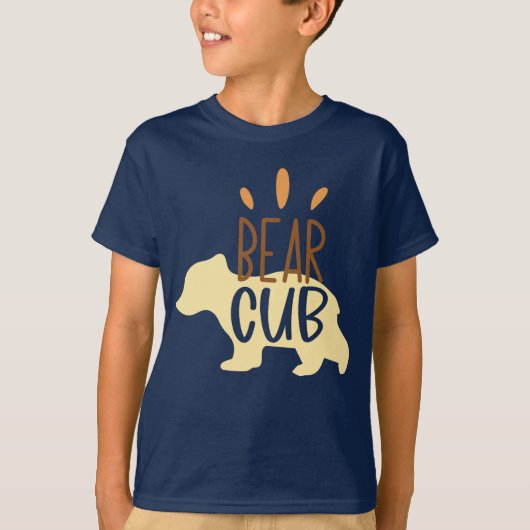 T-shirt Typographie de l'ourson (Devant)