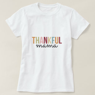 T-shirt Typographie de Maman Reconnaissante