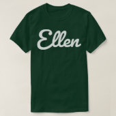 T-shirt Typographie de script cursive Texte blanc (Design devant)