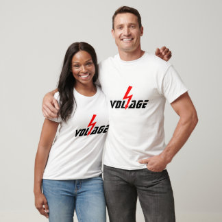 T-shirt Typographie de tension avec éclair
