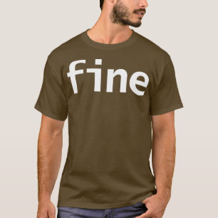 T-shirt Typographie de texte blanc fin minimale