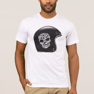 T-shirt Typographie de vide de moto