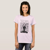 T-shirt Typographie de yoga (Devant entier)