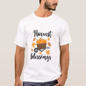 T-shirt Typographie des Bénédictions de la Moisson (Devant)