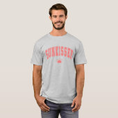 T-shirt Typographie d'été Sunkissed Varsity (Devant entier)