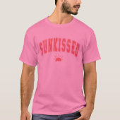 T-shirt Typographie d'été Sunkissed Varsity (Devant)