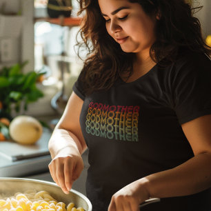 T-shirt Typographie du cool Retro 70's Stacked Godmère