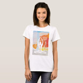T-shirt Typographie du yoga (Devant entier)