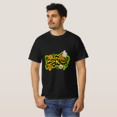 T-shirt Typographie Good Vibes (Devant entier)