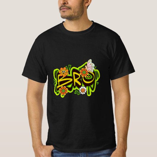 T-shirt Typographie Good Vibes (Devant)