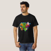 T-shirt Typographie Good Vibes (Devant entier)