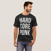 T-shirt Typographie Gras Hardcore Punk (Devant entier)
